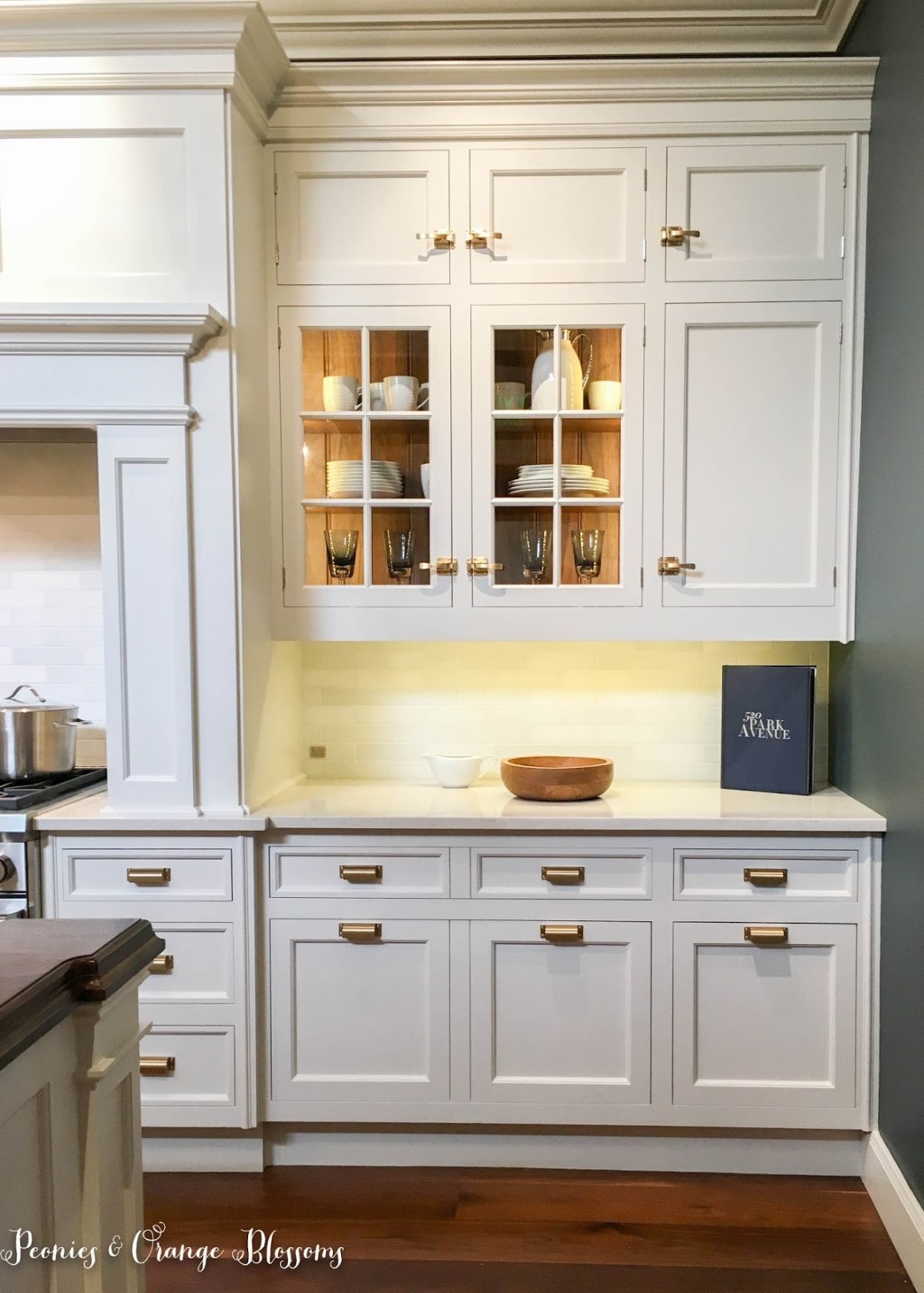 Picture of: A Christopher Peacock Kitchen and Ice Box Hardware – Petite Haus