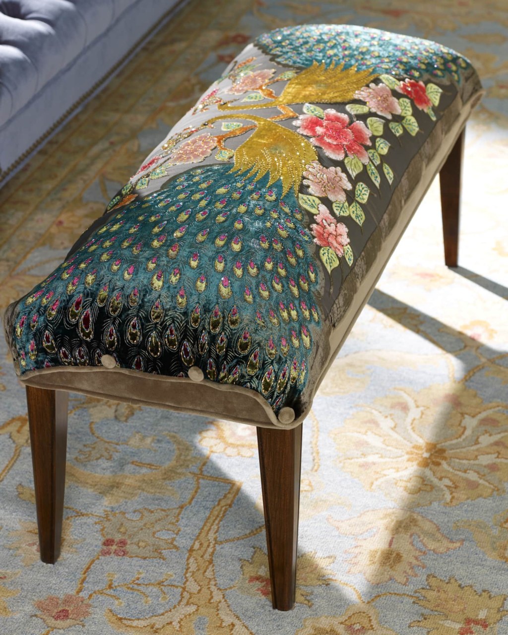 Picture of: Haute House Peacock Bench, “