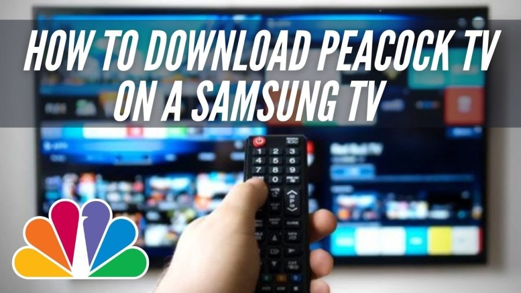 Picture of: How To Download Peacock TV on Samsung Smart TV