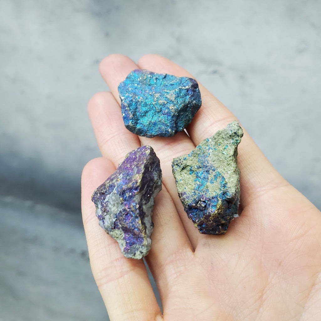 Picture of: PEACOCK CHALCOPYRITE – Peace, Love & Happiness Club