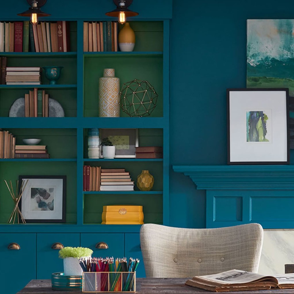 Picture of: What is Peacock Blue?  Decor Ideas For Your Home  Apartment Therapy
